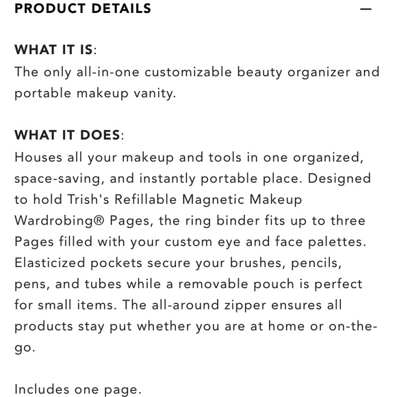 Trish Small Power Of Makeup Planner Trish McEvoy - Picture 8 of 13